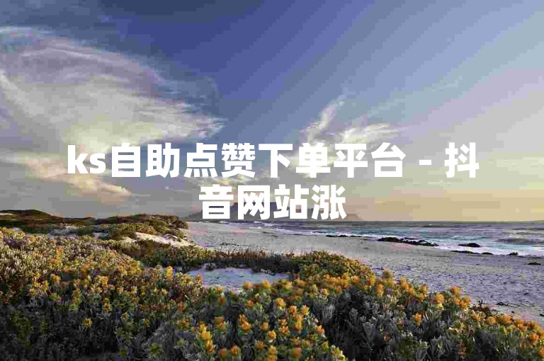 ks自助点赞下单平台 - 抖音网站涨50个赞在线