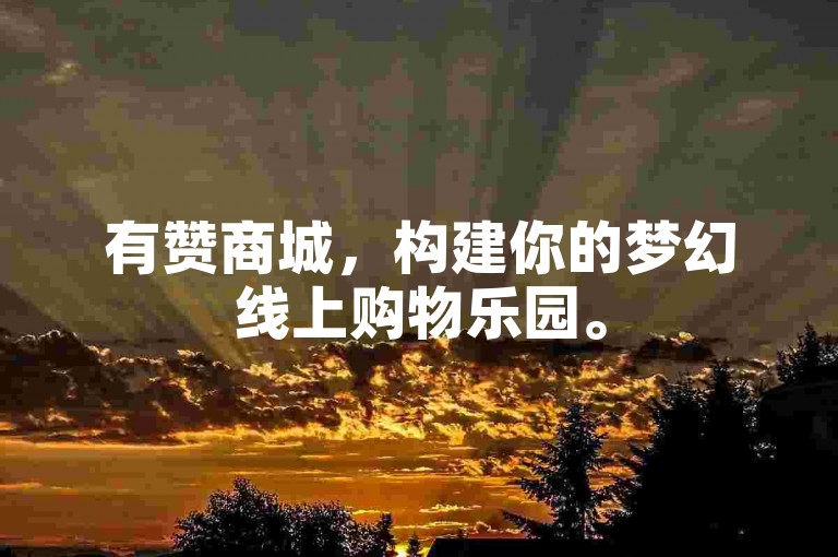 有赞商城，构建你的梦幻线上购物乐园。