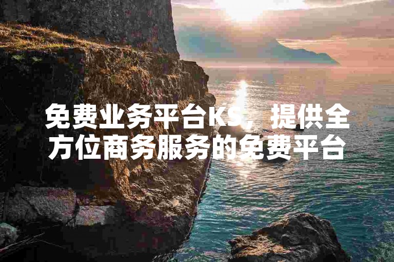 免费业务平台KS，提供全方位商务服务的免费平台。
