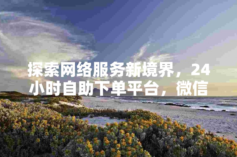 探索网络服务新境界，24小时自助下单平台，微信支付轻松搞定KS业务，闲鱼特色免费服务等你来体验。