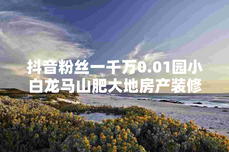 抖音粉丝一千万0.01园小白龙马山肥大地房产装修网站,Dy免费业务平台 - 抖音快手业务24小时在线 - 拼多多500人互助群免费探索无界。