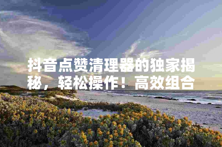 抖音点赞清理器的独家揭秘，轻松操作！高效组合！远离冗余点赞！全新抖音点赞清理器策略登场！！2025必备