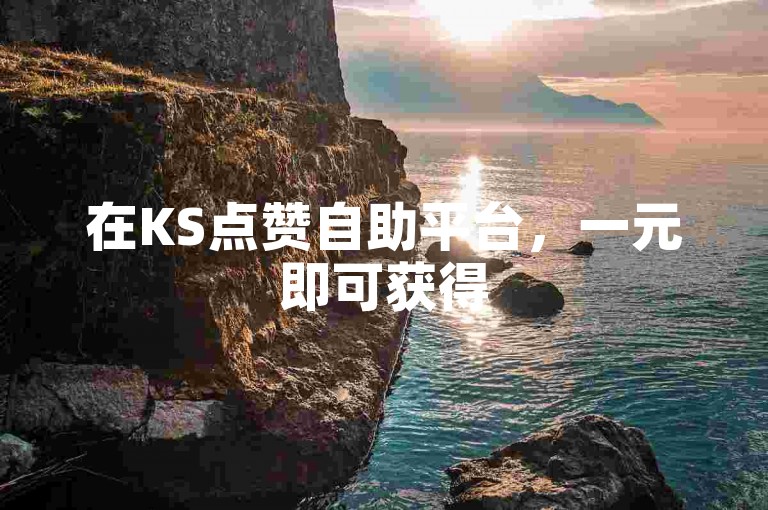 在KS点赞自助平台，一元即可获得500赞，且下单网站免费使用。