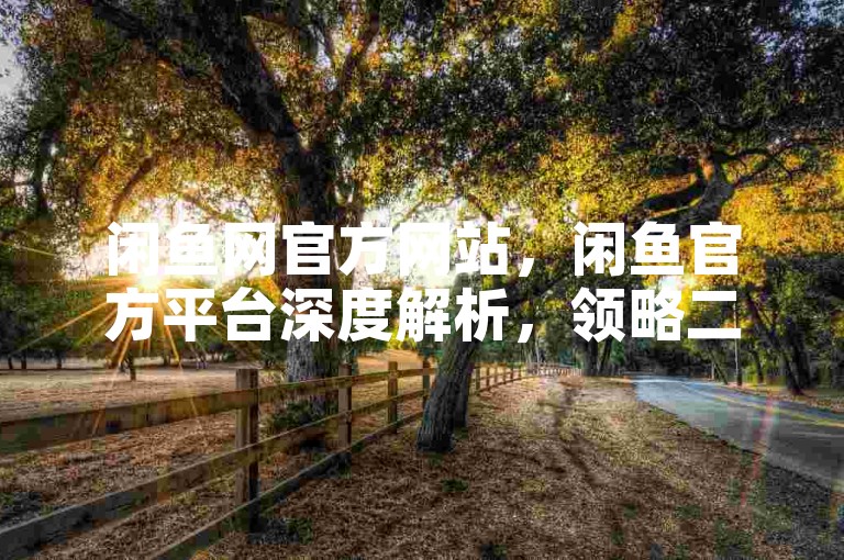 闲鱼网官方网站，闲鱼官方平台深度解析，领略二手市场的无限可能。