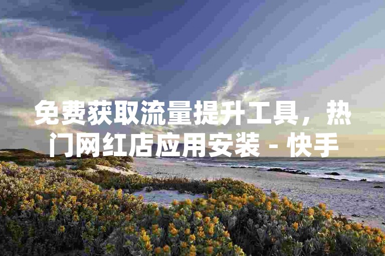 免费获取流量提升工具，热门网红店应用安装 - 快手迅速增粉 - [0.01元开启svip年会员]