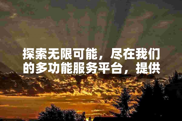 探索无限可能，尽在我们的多功能服务平台，提供即时游戏点卡与社交媒体增值服务，全天候自助服务，让您的数字生活更加精彩。