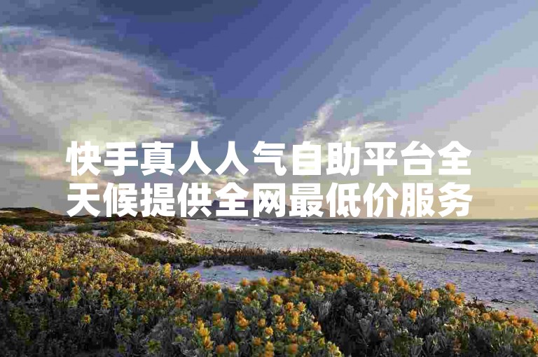 快手真人人气自助平台全天候提供全网最低价服务。