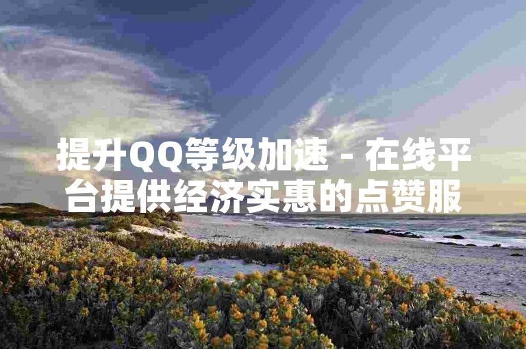 提升QQ等级加速 - 在线平台提供经济实惠的点赞服务。