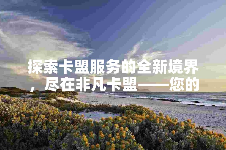 探索卡盟服务的全新境界，尽在非凡卡盟——您的理想选择，提供全面的低价QQ业务解决方案。