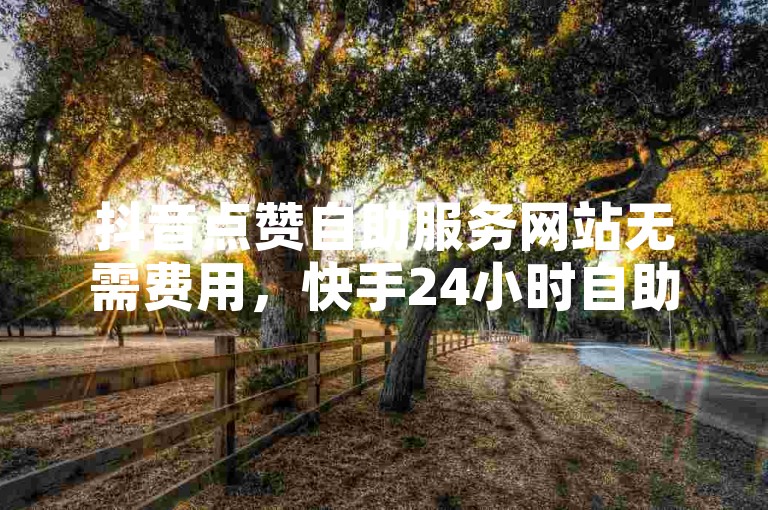 抖音点赞自助服务网站无需费用，快手24小时自助涨赞平台。