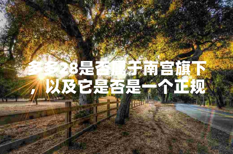 多多28是否属于南宫旗下，以及它是否是一个正规的卡盟Q币充值平台、海外直播平台和免费业务自助下单网站，这些问题需要进一步的确认。