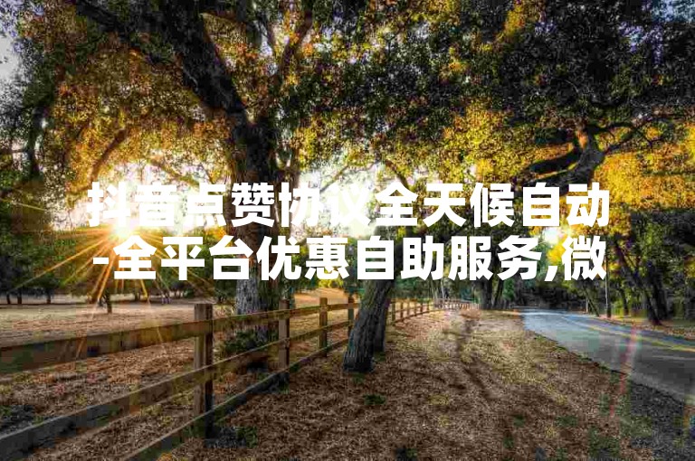 抖音点赞协议全天候自动-全平台优惠自助服务,微信小号