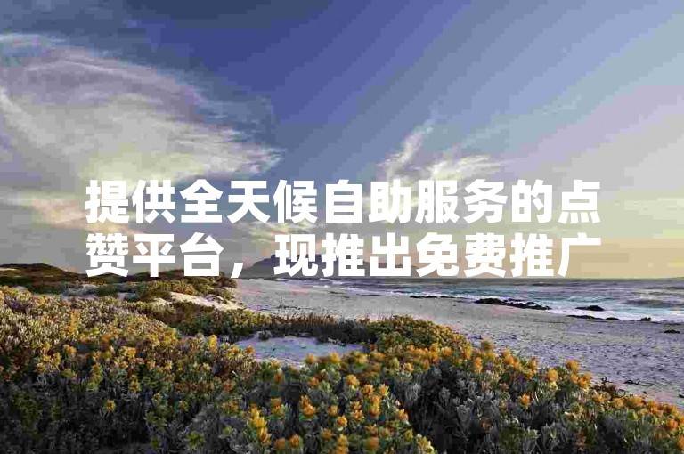提供全天候自助服务的点赞平台，现推出免费推广活动。