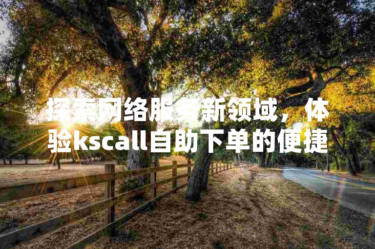 探索网络服务新领域，体验kscall自助下单的便捷，抖音24小时业务平台带来不一样的dy点赞充值体验。
