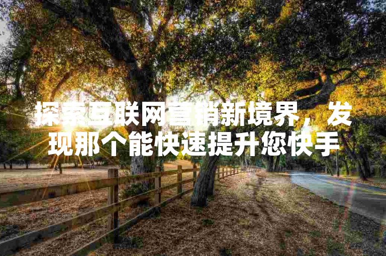 探索互联网营销新境界，发现那个能快速提升您快手点赞数的神秘网站，价格之优惠，服务之专业，定会让您喜出望外。