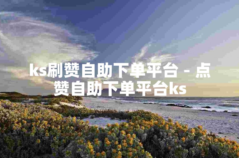 ks刷赞自助下单平台 - 点赞自助下单平台ks