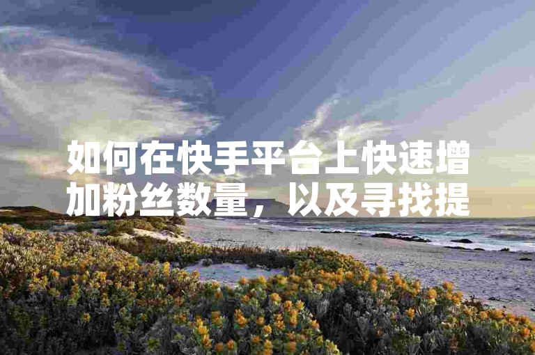 如何在快手平台上快速增加粉丝数量，以及寻找提供直播爱心点赞服务的网站。