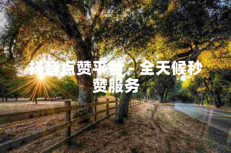 抖音点赞平台 - 全天候秒赞服务