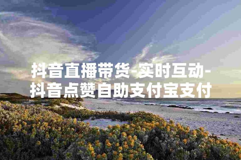抖音直播带货-实时互动-抖音点赞自助支付宝支付,dy自助下单服务平台