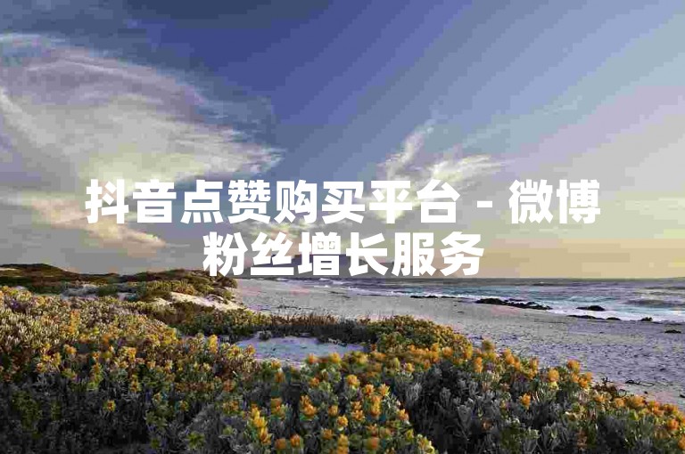 抖音点赞购买平台 - 微博粉丝增长服务