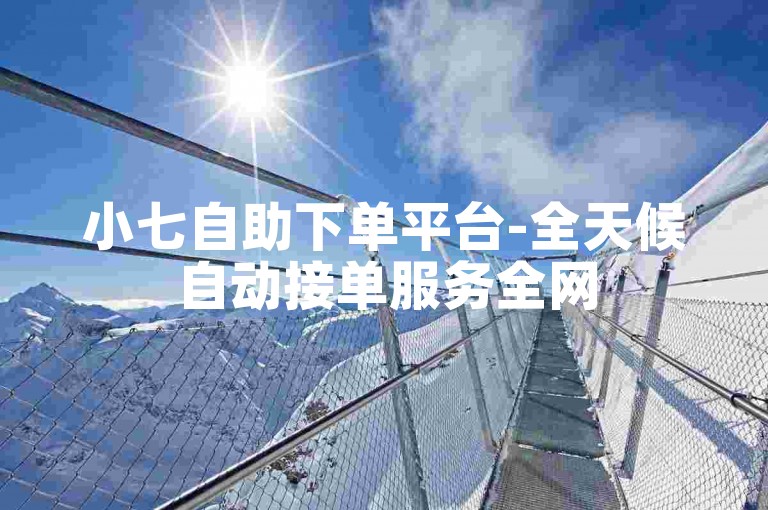 小七自助下单平台-全天候自动接单服务全网