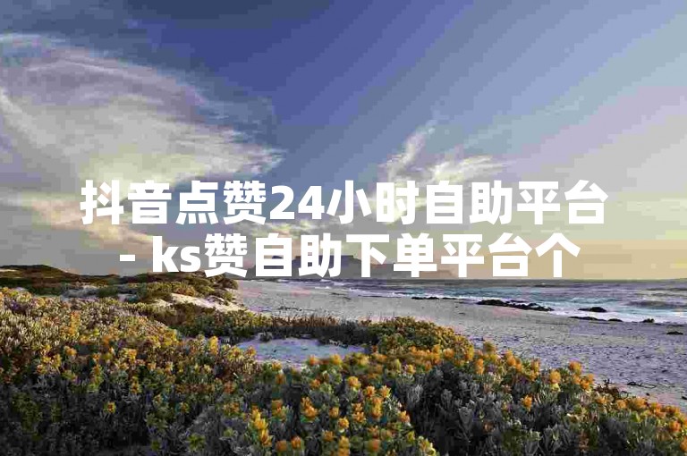 抖音点赞24小时自助平台 - ks赞自助下单平台个