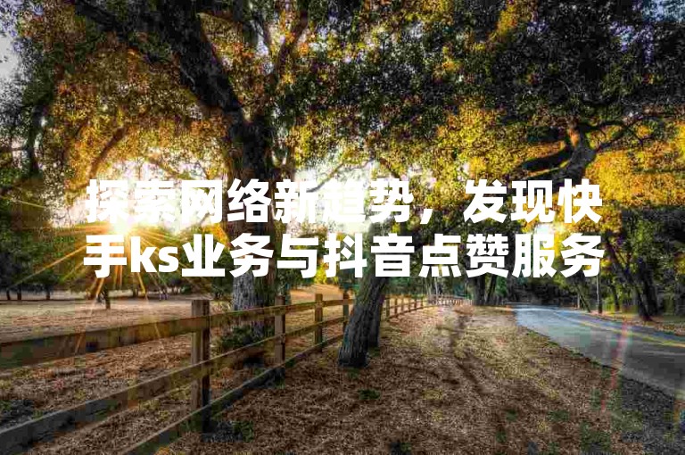 探索网络新趋势，发现快手ks业务与抖音点赞服务的便捷之道，体验24小时自助下单的网红助手带来的独特魅力。
