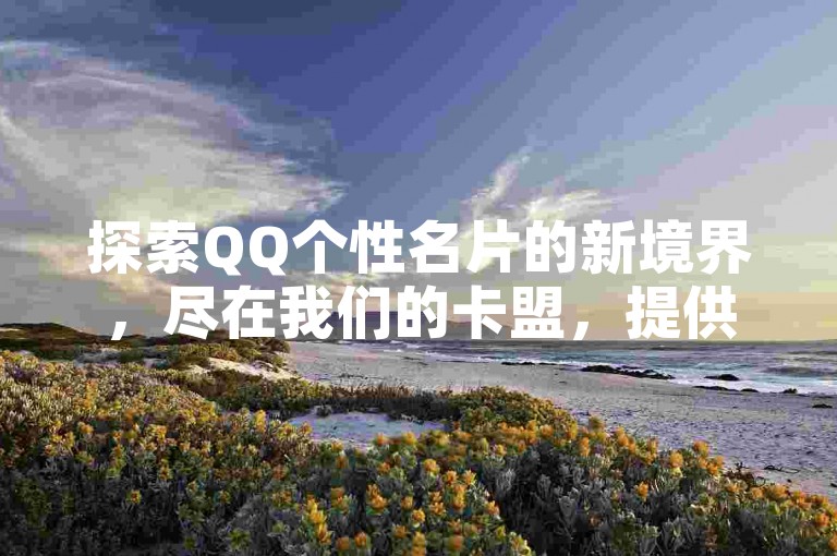 探索QQ个性名片的新境界，尽在我们的卡盟，提供全网最低的价格，让你的个性展示不再受限。