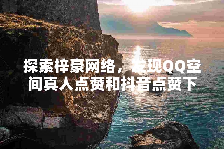 探索梓豪网络，发现QQ空间真人点赞和抖音点赞下单平台的独家24小时服务流程。