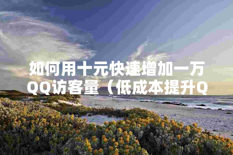 如何用十元快速增加一万QQ访客量（低成本提升QQ访问量的方法）。