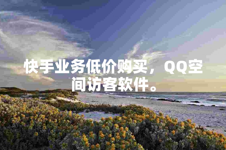 快手业务低价购买，QQ空间访客软件。