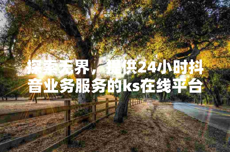 探索无界，提供24小时抖音业务服务的ks在线平台和dy自助下单机器人，满足您的所有需求。