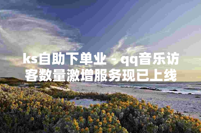 ks自助下单业 - qq音乐访客数量激增服务现已上线!