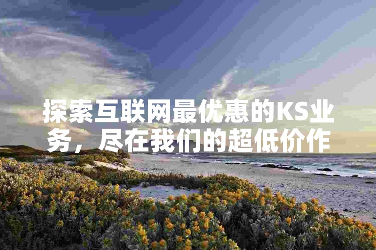 探索互联网最优惠的KS业务，尽在我们的超低价作品收藏服务，提供抖音赞自助下单，全网最低价等你来体验。