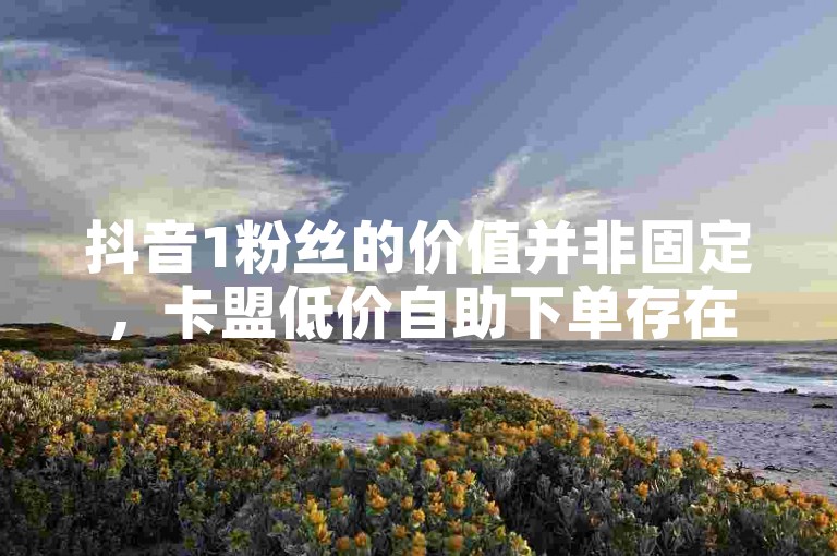 抖音1粉丝的价值并非固定，卡盟低价自助下单存在风险。