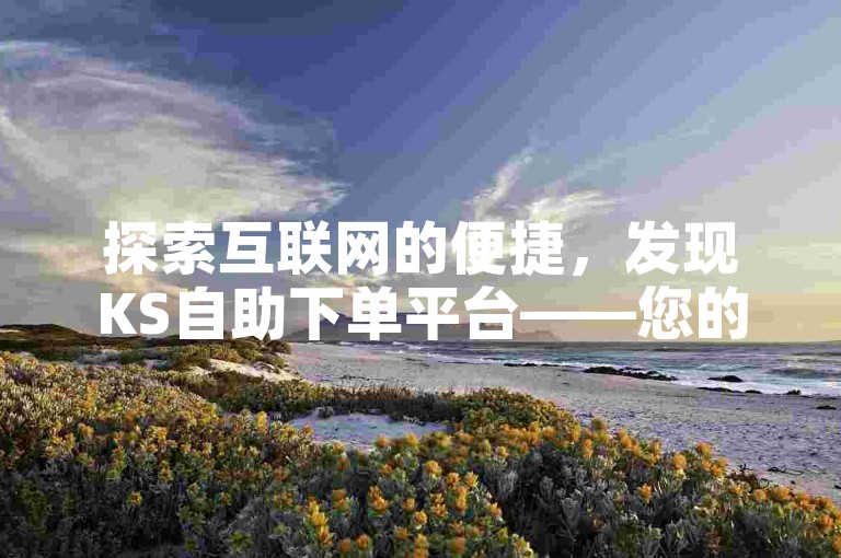 探索互联网的便捷，发现KS自助下单平台——您的社交媒体增长伙伴，提供全网最具竞争力的价格。