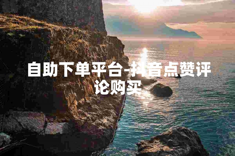 自助下单平台-抖音点赞评论购买