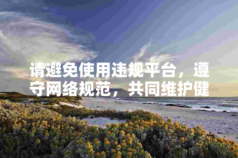 请避免使用违规平台，遵守网络规范，共同维护健康网络环境。