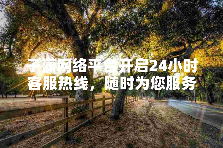 子潇网络平台开启24小时客服热线，随时为您服务。