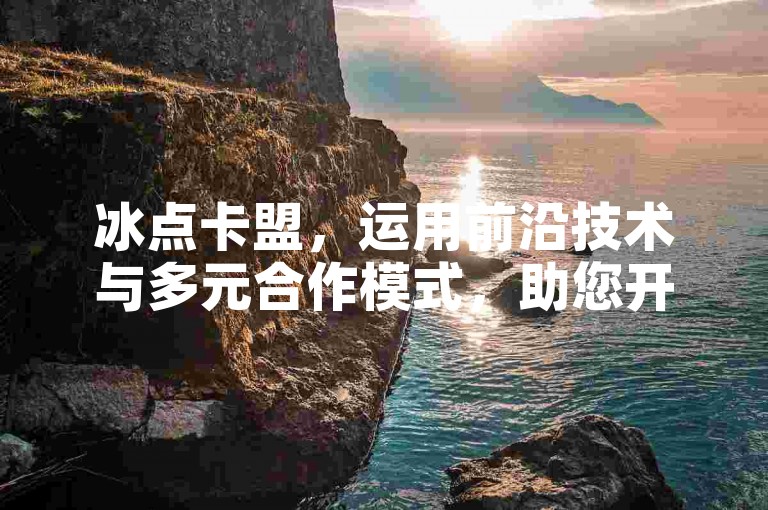 冰点卡盟，运用前沿技术与多元合作模式，助您开拓盈利新局面！
