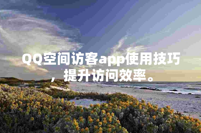 QQ空间访客app使用技巧，提升访问效率。
