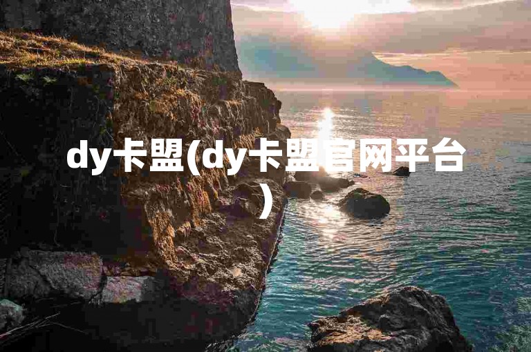 dy卡盟(dy卡盟官网平台)