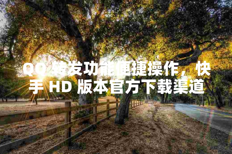 QQ 转发功能便捷操作，快手 HD 版本官方下载渠道明确。