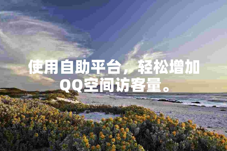 使用自助平台，轻松增加QQ空间访客量。