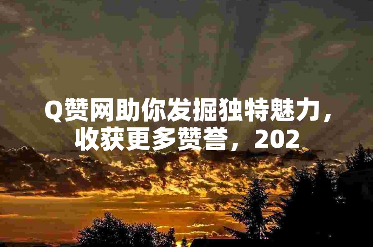 Q赞网助你发掘独特魅力，收获更多赞誉，2025必学！