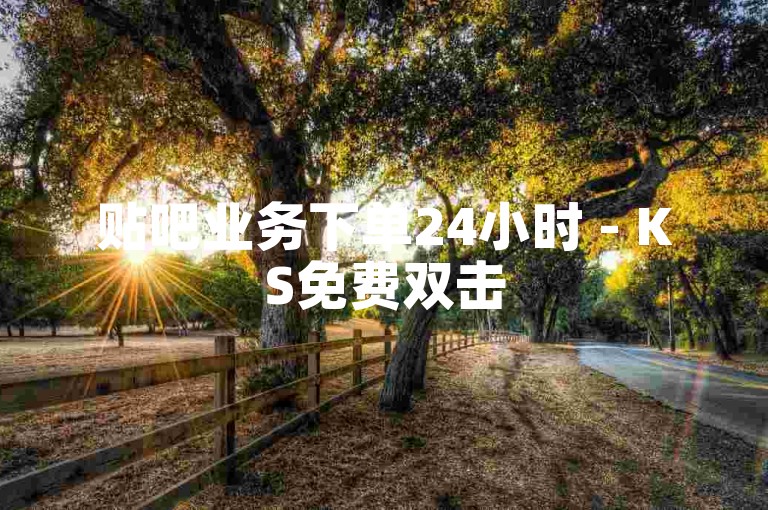 贴吧业务下单24小时 - KS免费双击