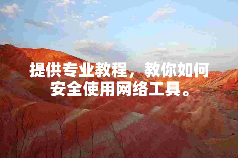 提供专业教程，教你如何安全使用网络工具。