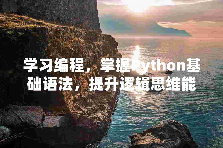 学习编程，掌握Python基础语法，提升逻辑思维能力。